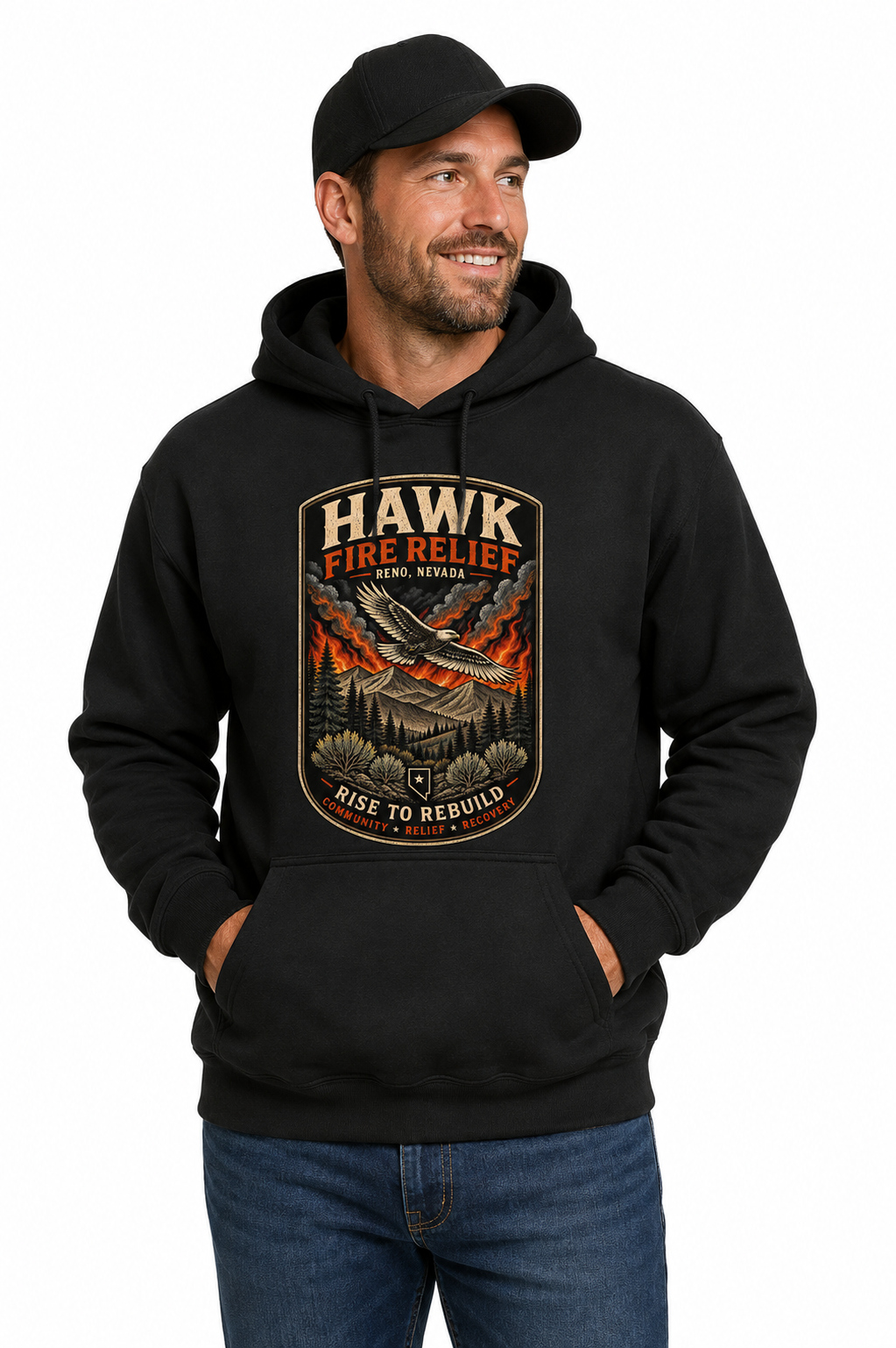 Hawk Fire Relief Hoodie