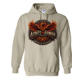 Ashes to Armor Apparel Hoodie in Sand - flat lay, front