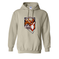 Carson City Elks #2177 Hoodie in Sand - flat lay, front